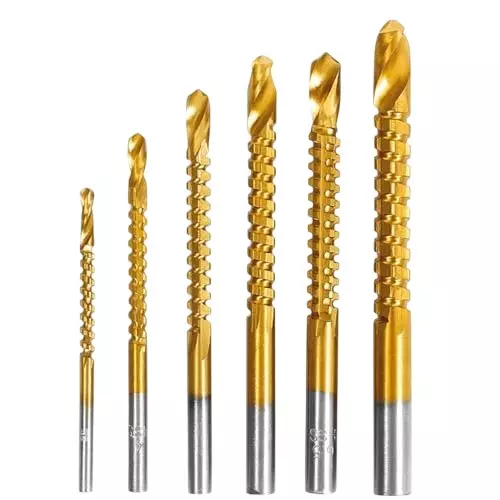 TiN Coated HSS Twist Drill Set (19 Pcs)